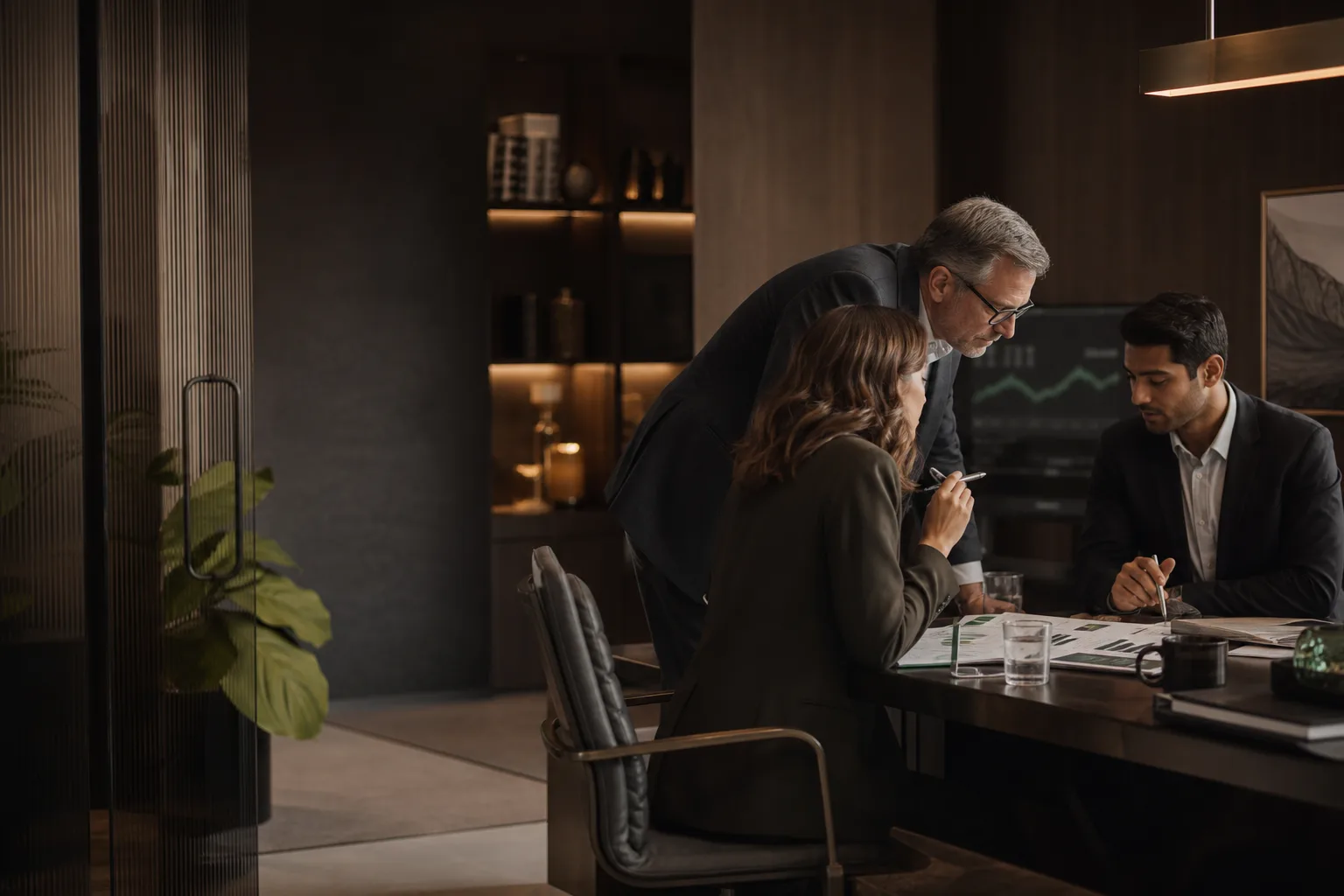 Abstract investor guidance office